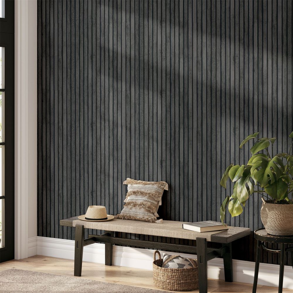 Premium Charcoal Grey Wood Slats - Top Quality, Professional Seller!