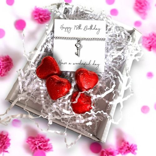 Happy 18th Birthday Bracelet Mini Gift Hamper