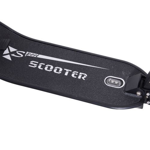 HOMCOM Folding Kick Scooter Hight-Adjustable Urban Scooter w/Rear Brake Black