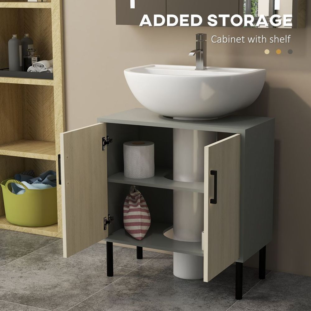 Premium Quality Farmhouse Style Bathroom Sink Cabinet