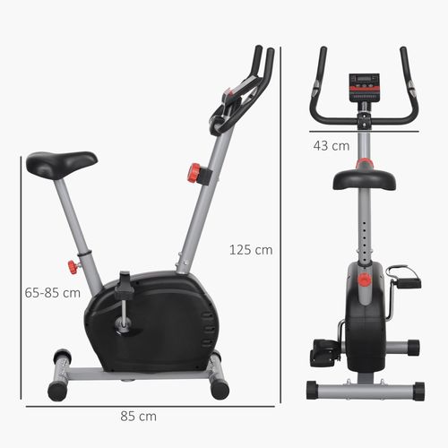 SPORTNOW Exercise Bike with Heart Rate Sensor for Home Use