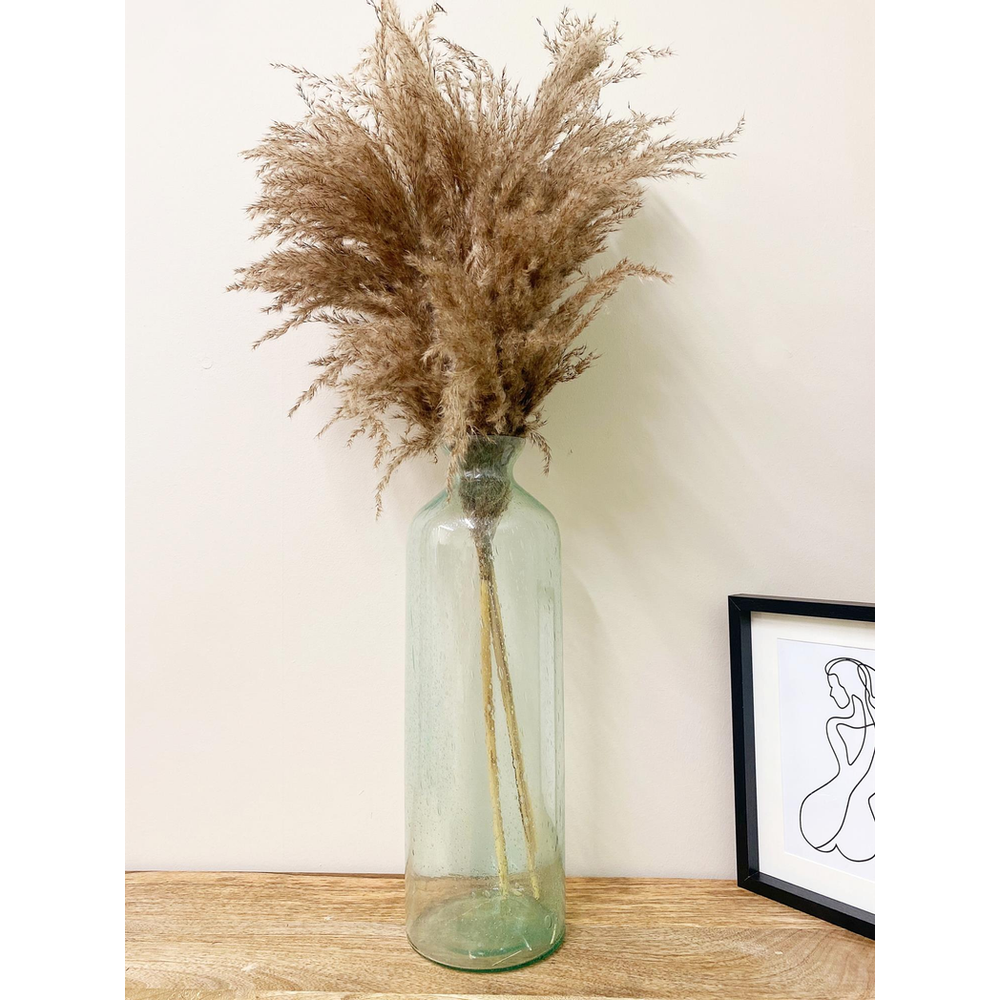 Stunning Green Bubble Vase - 41cm Height, Domed Design
