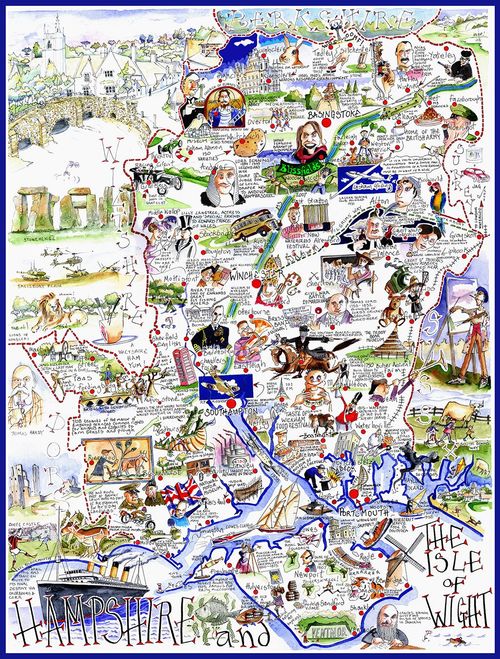 Hampshire - Tim Bulmer 1000 piece Jigsaw