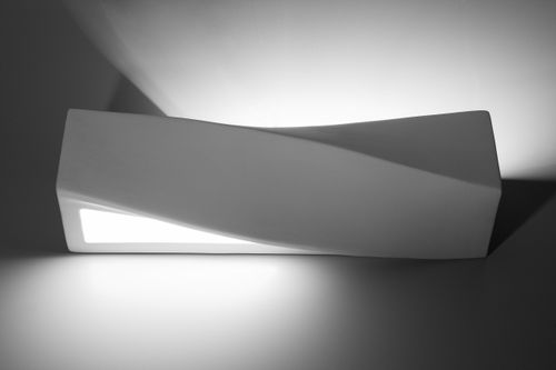 Wall Lamp Ceramic SIGMA Simple Classic Design Paintable LED27