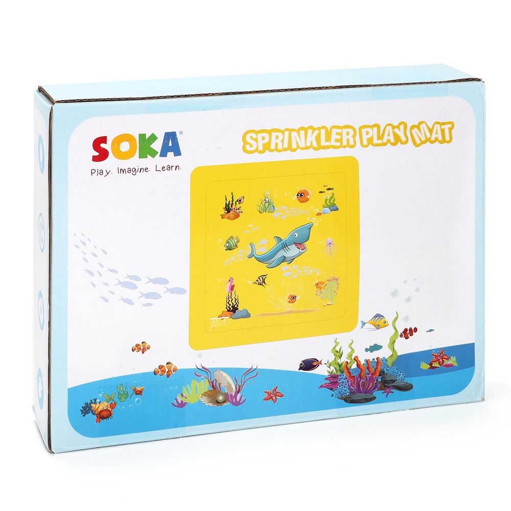 SOKA Yellow Square Sprayer 0000256 - Multipurpose Splash Mat