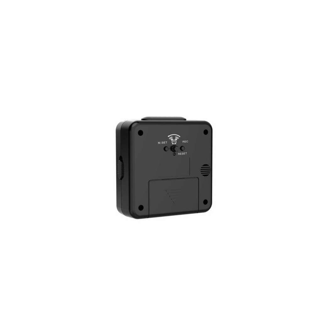 Precision Radio Controlled Analogue Black Alarm Clock AP060