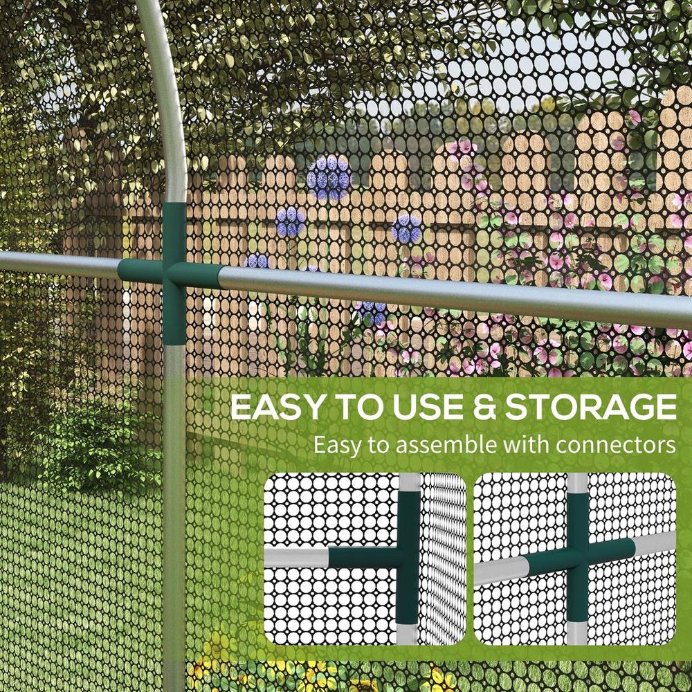 Outsunny Fruit Cage, Plant Protection Tent, 1.2x2.4x1.9m