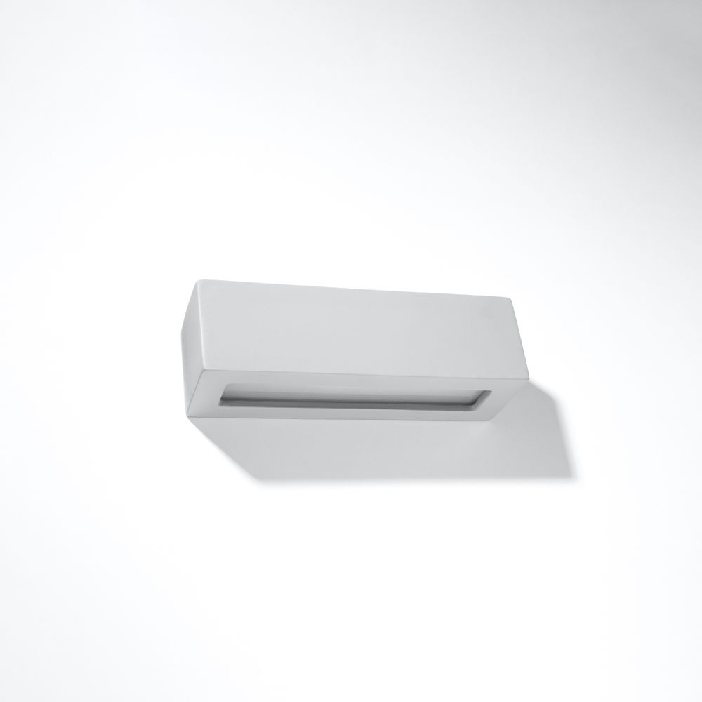 Vega Wall Lamp - Modern Design, Ceramic & Glass, E27 Socket