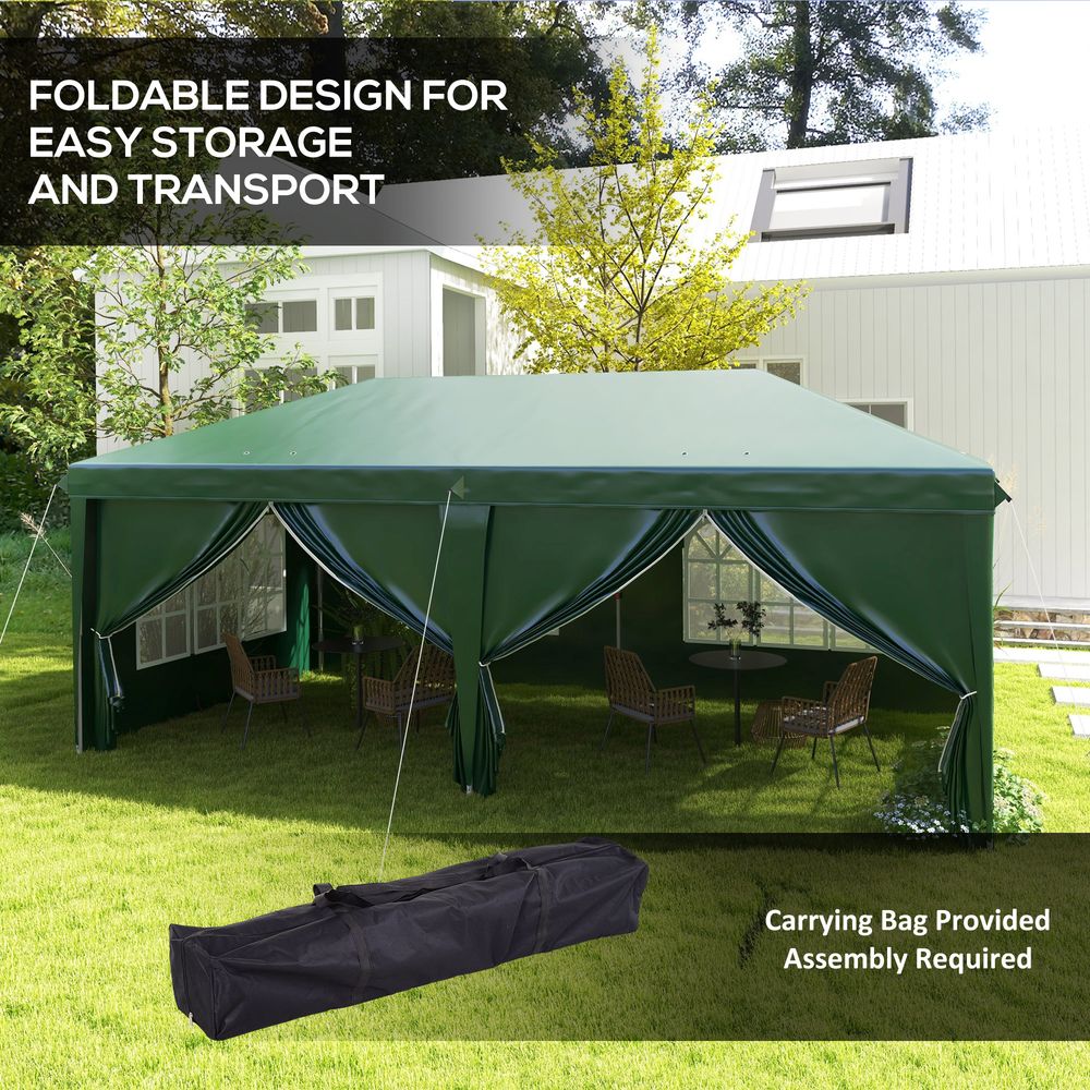 High Quality 3x6m Pop Up Gazebo Tent - Perfect for Parties & Outdoor Events- Easy Setup & Storage