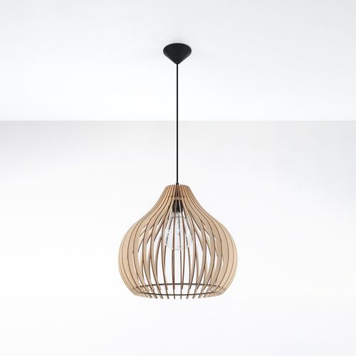 Pendant lamp wood Aprilla Scandinavian Design E27