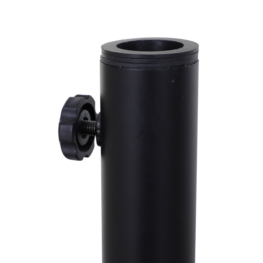 Outsunny Steel Heavy Duty Adjustable Parasol Base - Black