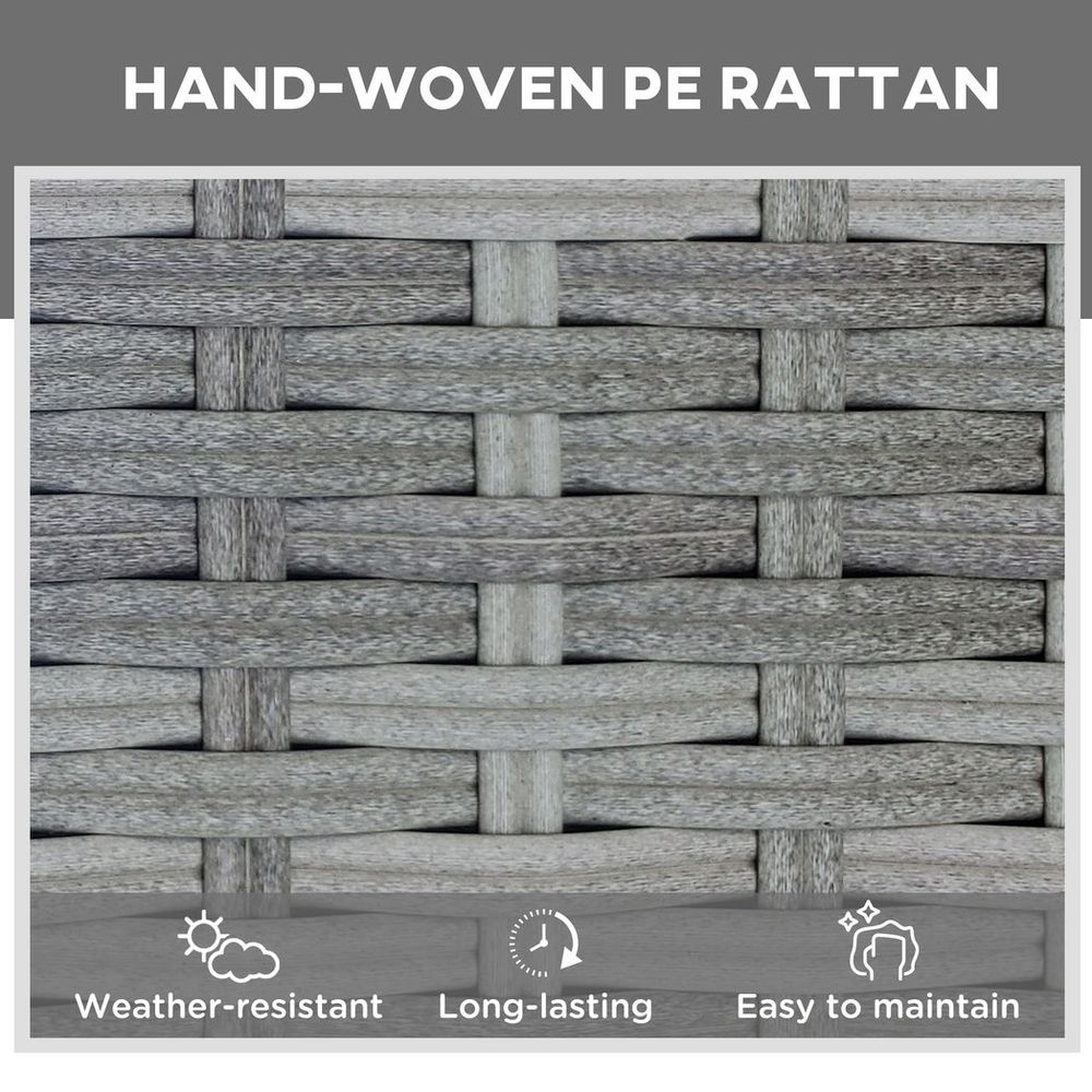 Outsunny Rattan Sun Lounger - Perfect for Outdoor Relaxing
