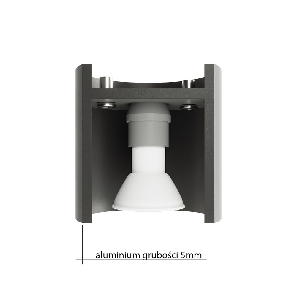 Elegant Aluminum Wall Lamp - Modern Design, Quality G9 Bulb