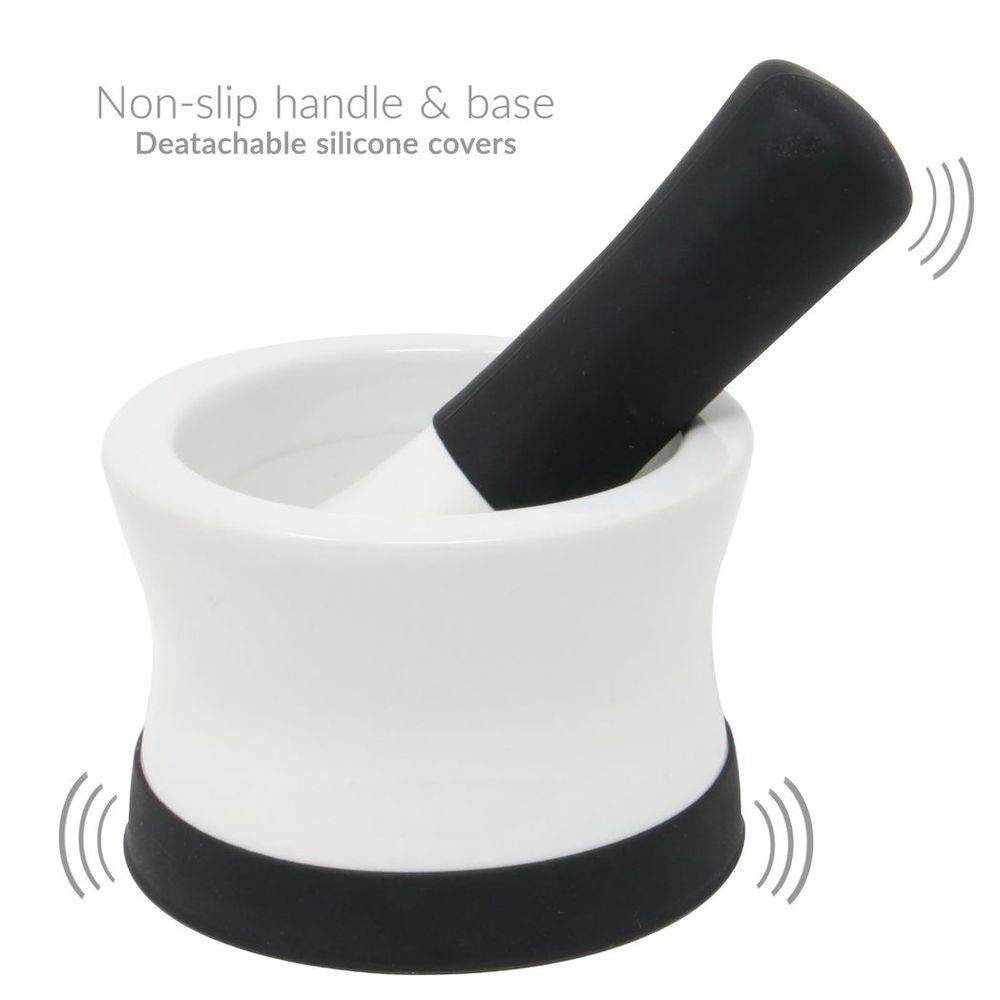 Efficient Ceramic Pestle & Mortar Set | Maison & White