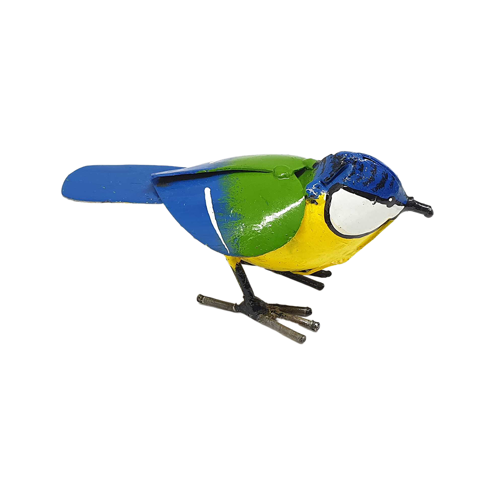 Small Recycled Metal Bird Sculpture, Swallow