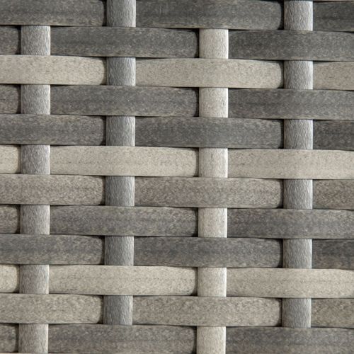 PE Rattan Outdoor Coffee Table, Rattan Side Table for Patio, Garden, Mixed Grey