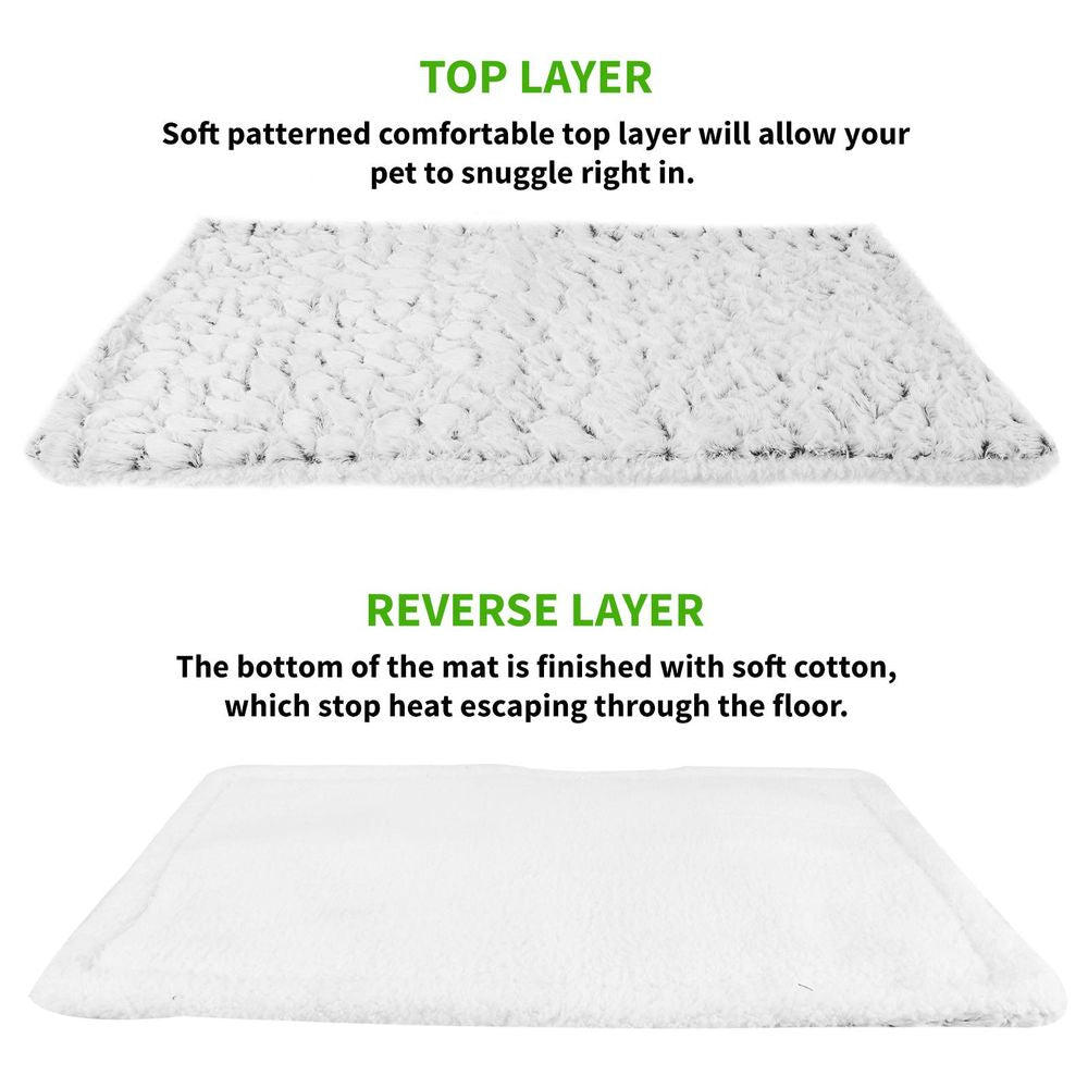 ASAB Self Heating Pet Bed - 70cm x 47cm - Safe, Spacious, and Easy to Store - Perfect for All Pets - Easily Washable