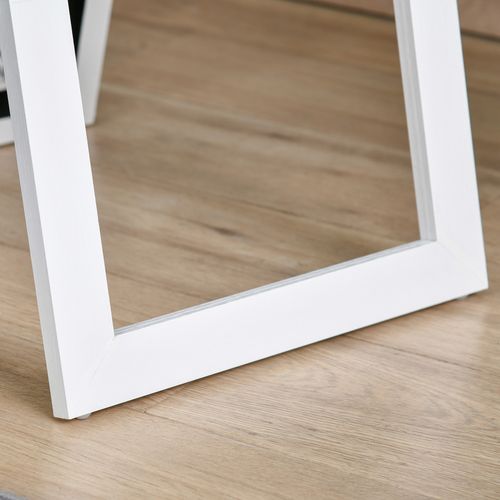 HOMCOM Full Length Mirror, Floor Standing or Wall-Mounted Long Mirror