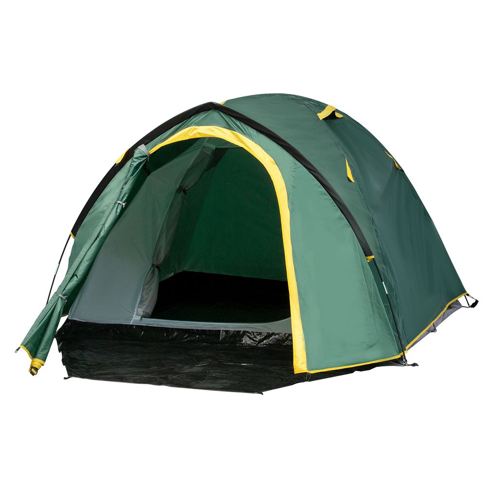 Outsunny Camping Tent w/ Vestibule & Mesh Vents