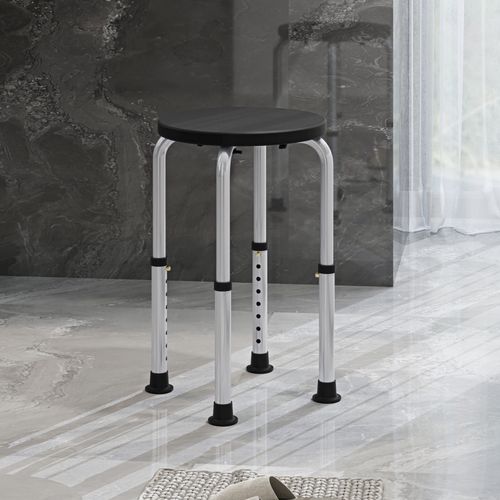 HOMCOM Bath Chair Height Adjustable Shower Seat for Elderly Disabled