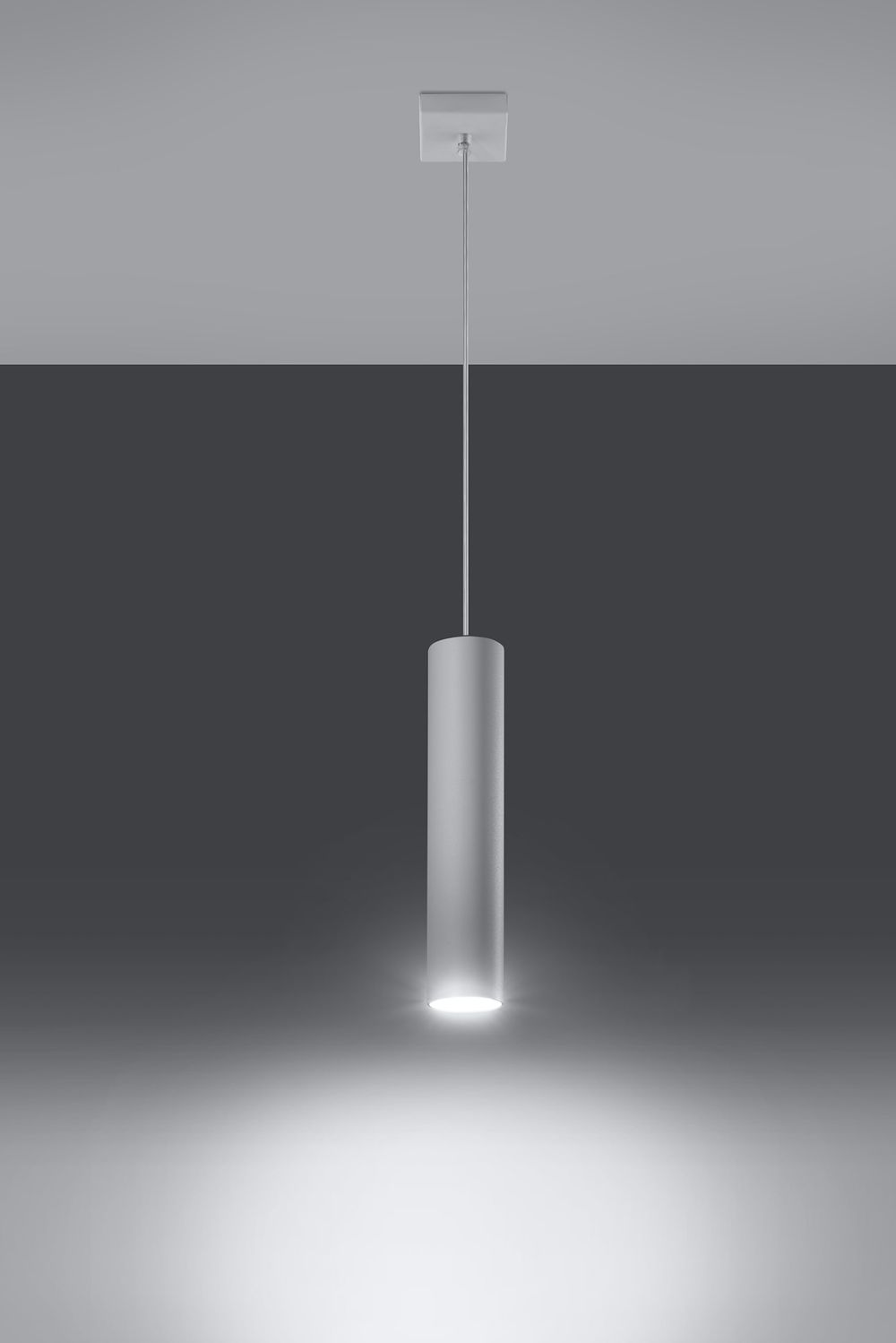 LAGOS 1 Pendant Lamp - Modern Loft Design - LED - White Round Tube Shape - Professional Seller - High Quality