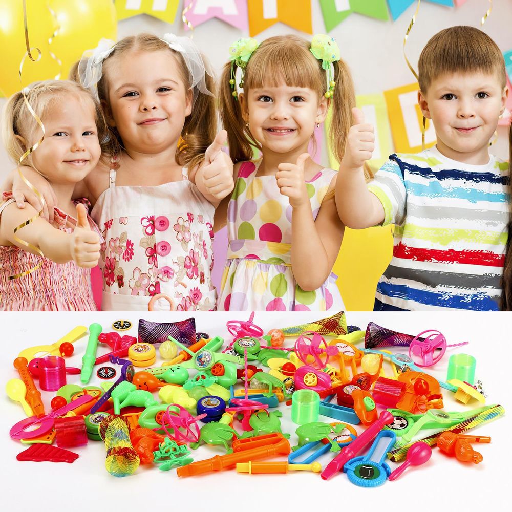 SOKA 100PCS PARTY BAG: Assorted Toys for Memorable Occasions