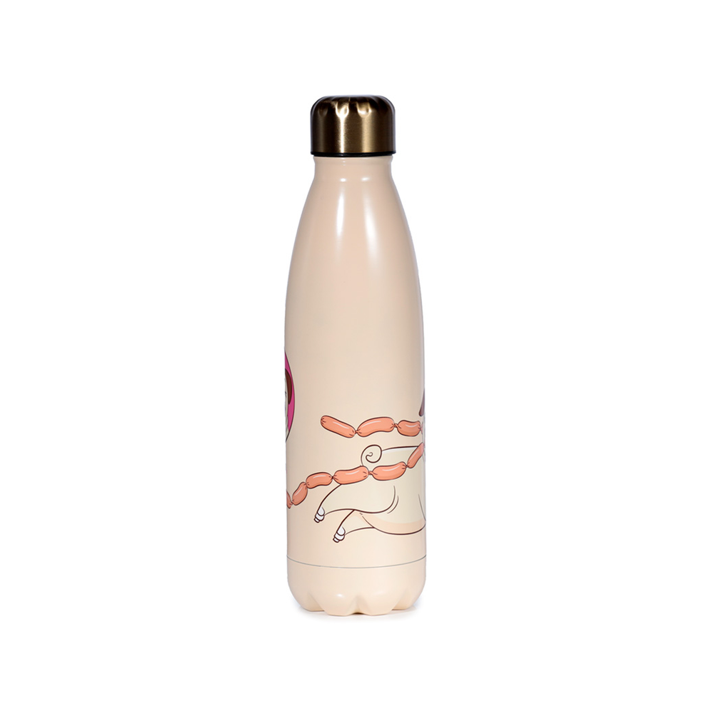 Reusable Stainless Steel Insulated Drinks Bottle 500ml - Mopps Pug
