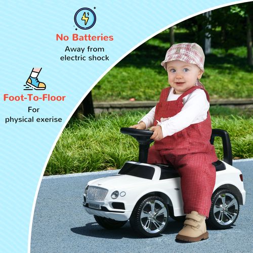 AIYAPLAY Bentley Licensed Ride on Car, Foot to Floor w/ Music Horn