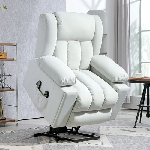 HOMCOM Power Lift Recliner Chair with Vibration Massage, USB