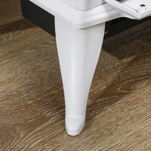 HOMCOM Freestanding Fireplace Flame Effect Electric Heater Log Burning