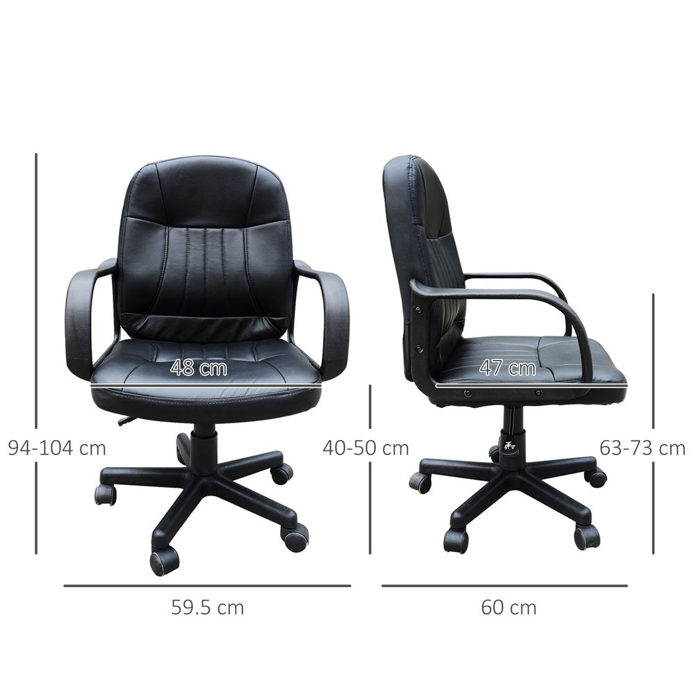 Luxurious Ergonomic Office Chair with Adjustable Height, Padded Seat, and 360° Swivel Base