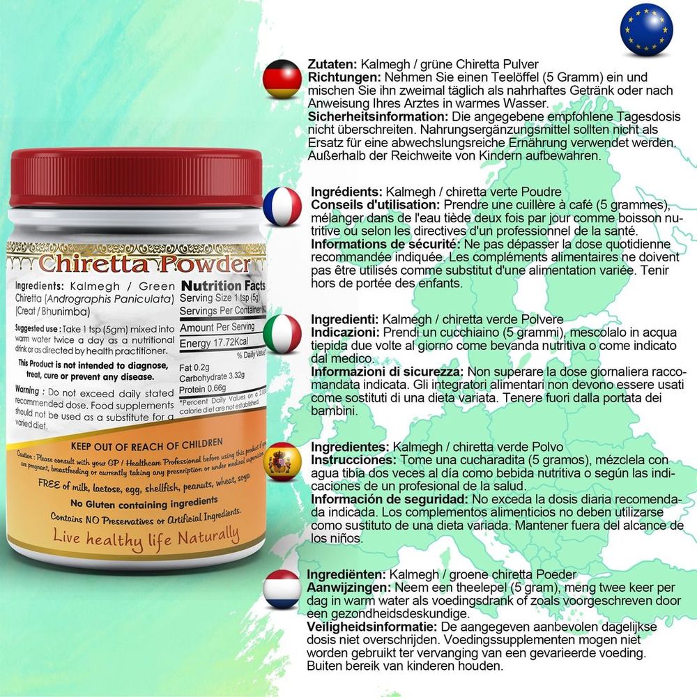 Kalmegh Powder - Incredible Health Benefits, Quality Assured!