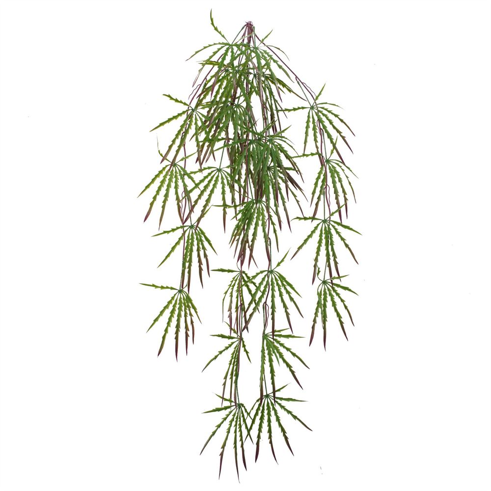 12-Pack Artificial Acer Spider Plant - 100cm Hanging Vines, Realistic Leaves