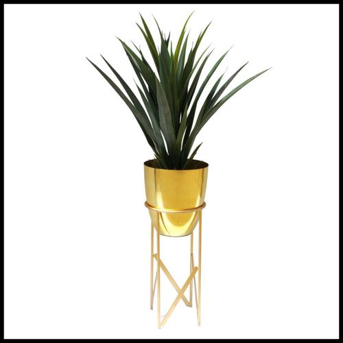 55cm Silver Planter with Matching Stand