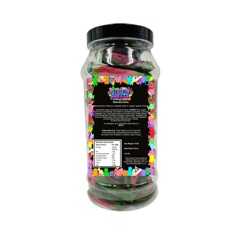 Watermelon Slices Retro Sweets Gift Jar - 675g