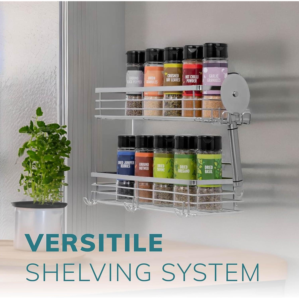 Set of 2 Stainless Steel Shower Caddy