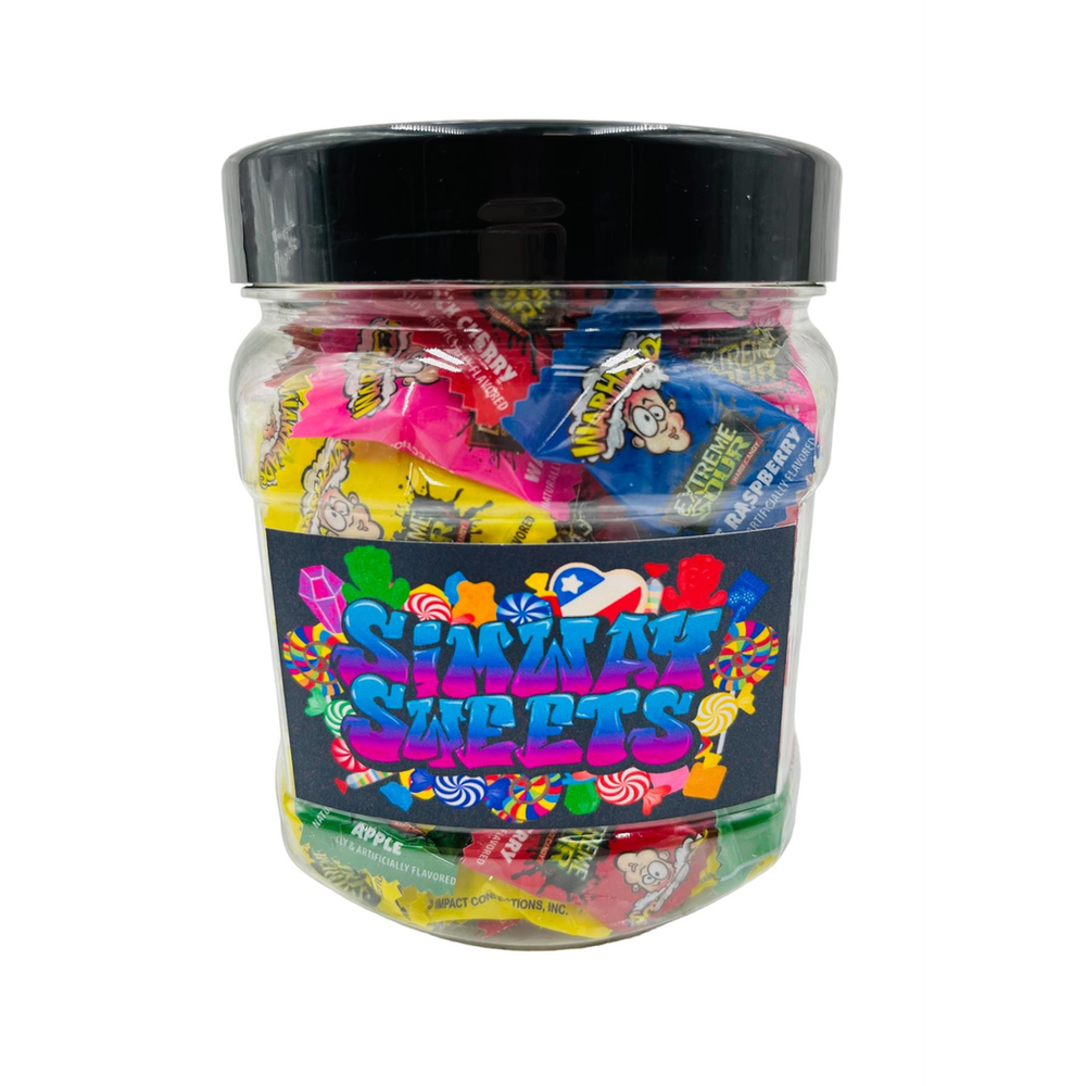 Warheads Jar - Extreme Assorted Flavours: 145 Pieces