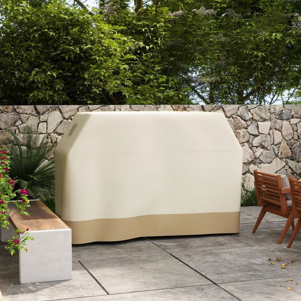 Outsunny BBQ Cover, Waterproof UV Protection, 188x71x125cm - Top Quality & Durable