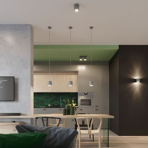 Pendant lamp aluminum Orbis modern Design GU10