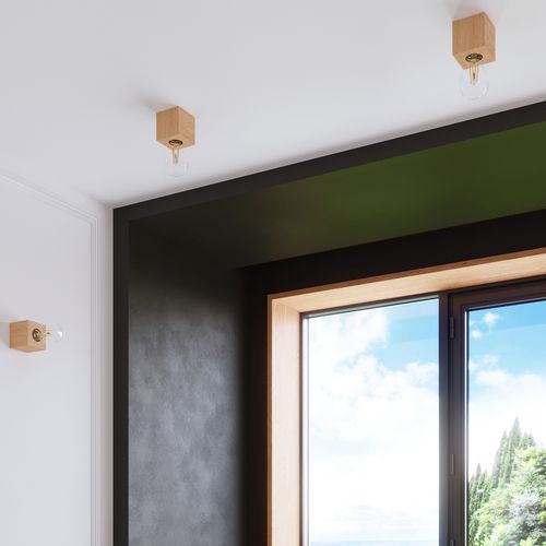 Wall lamp wood Ariz Scandinavian Design E27