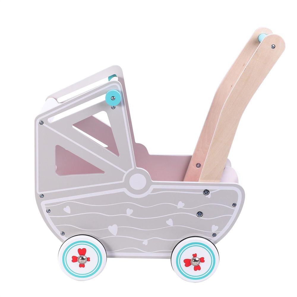 Deluxe SOKA Doll Pram - High-Quality Wooden Toy