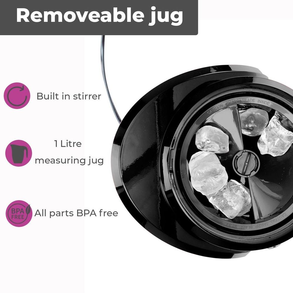 Neo Black and Copper Ice Crusher Slush Machine