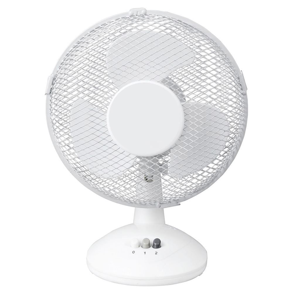 High-Quality Daewoo 9" Table Fan - 2 Speed Oscillating - Perfect for Cooling in Any Space - Trusted Brand