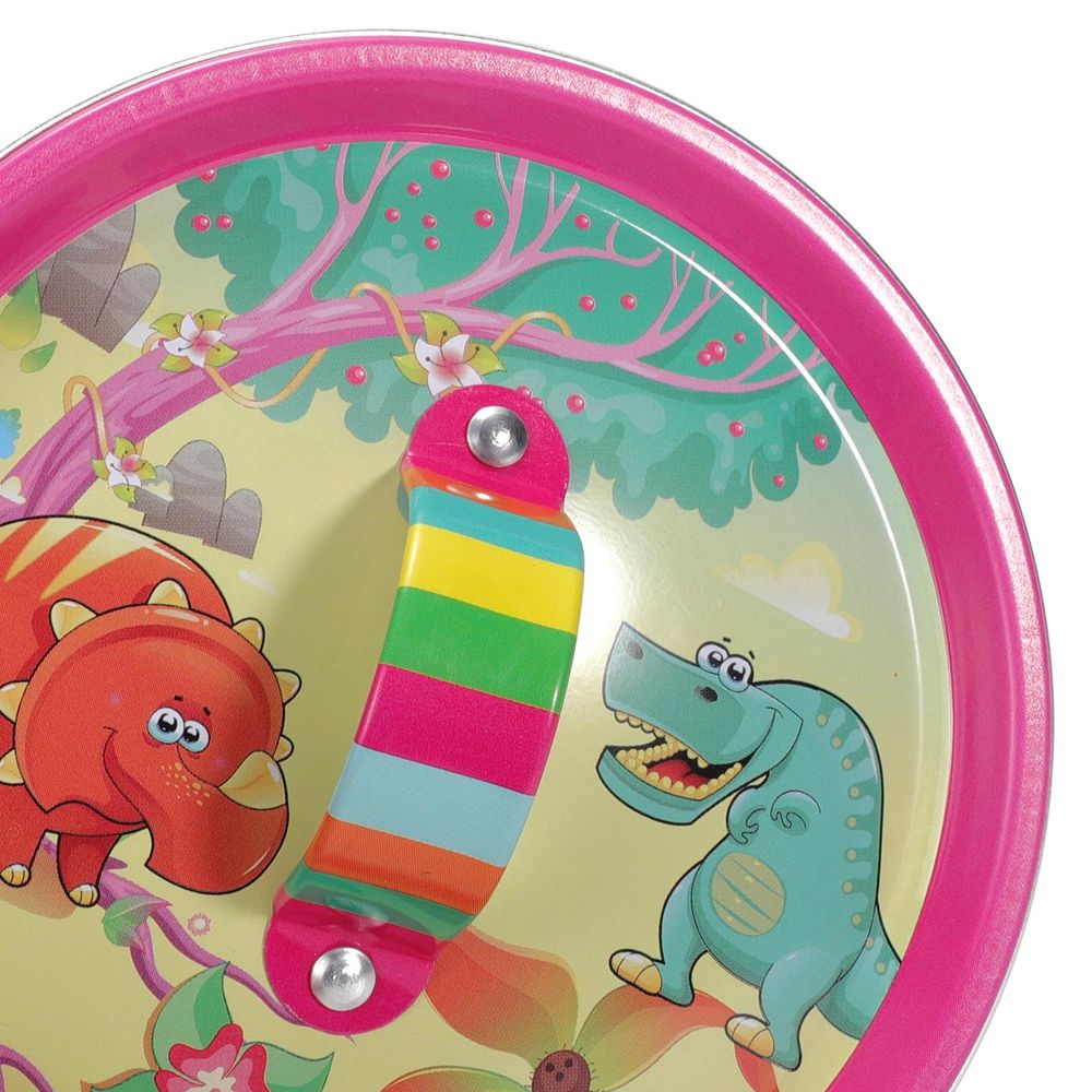 DINO KITCHENWARE SET - Exciting, Colorful, Safe. Perfect for Imaginative Play. High Quality. 10 Pieces. Best for Little Chefs!