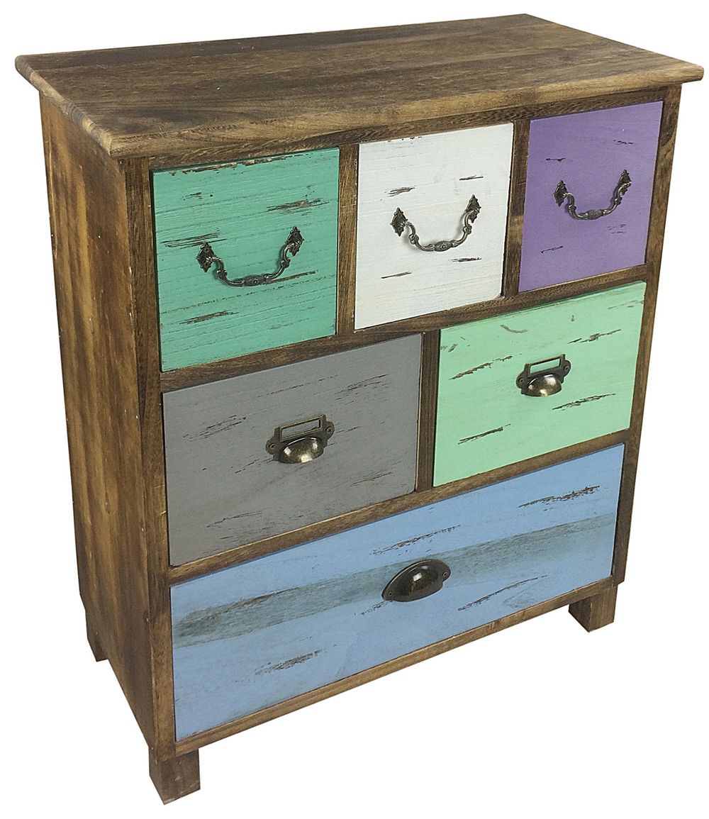 Premium Wooden Storage Cabinet, 6 Drawers, High Quality, Versatile Storage Solution, 69cm