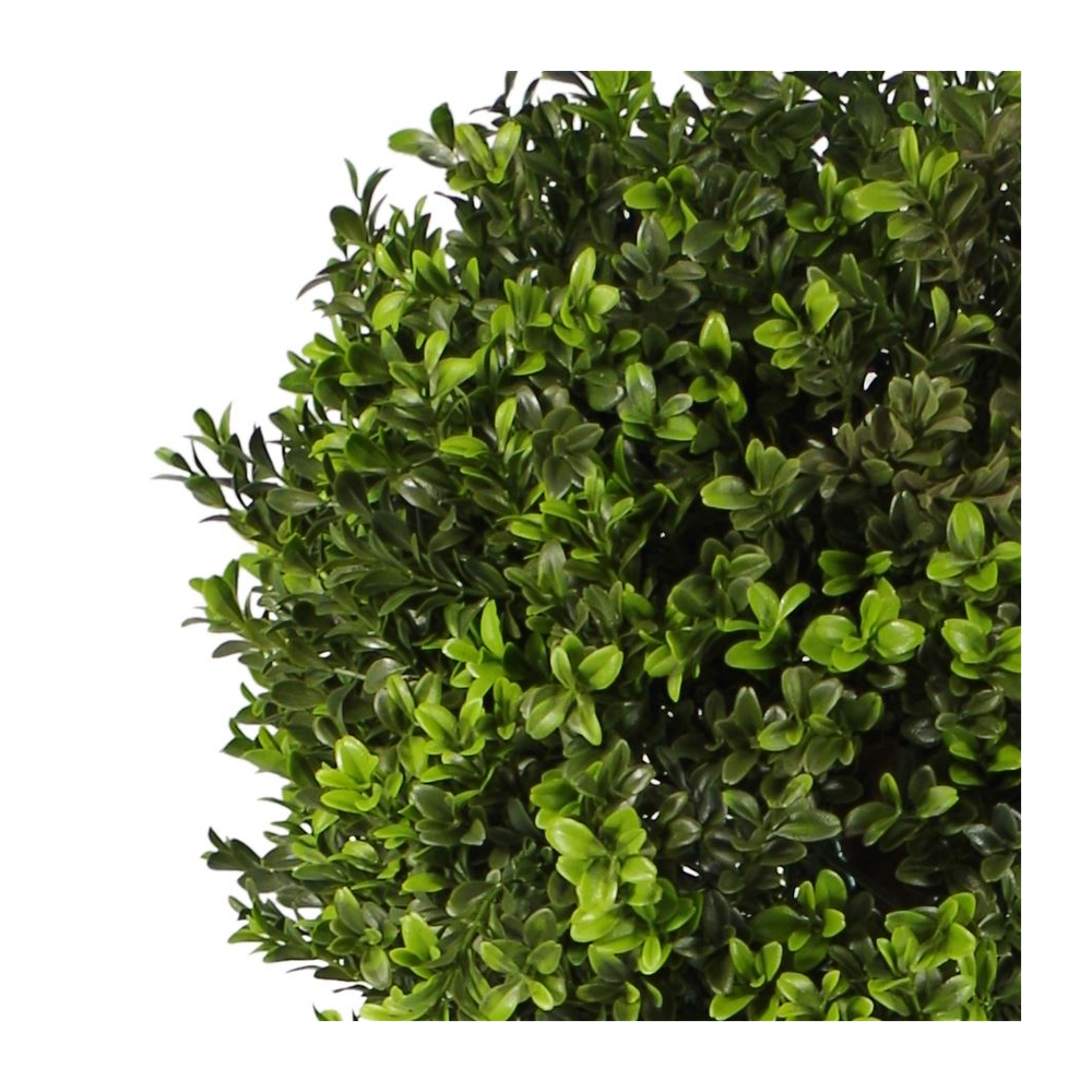 Premium 4ft Artificial Boxwood Buxus Ball Topiary Tree - Lifelike Foliage, Customizable, Ideal for Indoor/Outdoor Use