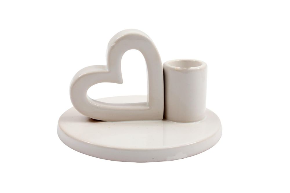 Exquisite Porcelain Dinner Candle Holders - Set of 3