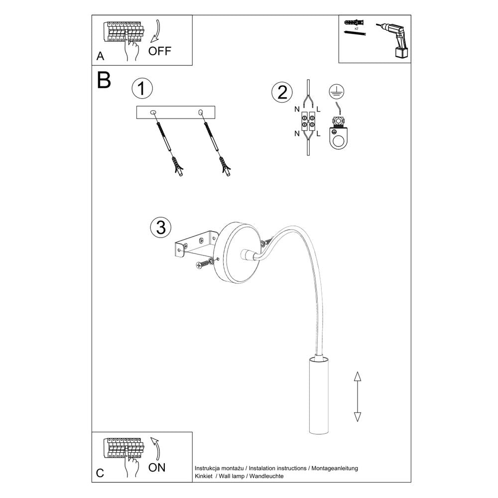 Stylish Steel Wall Lamp with Modern Design - G9 Bulbs for Brighter Rooms