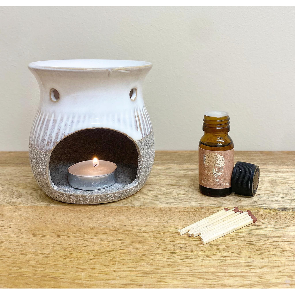 Premium Grey Sandstone Oil/Wax Burner