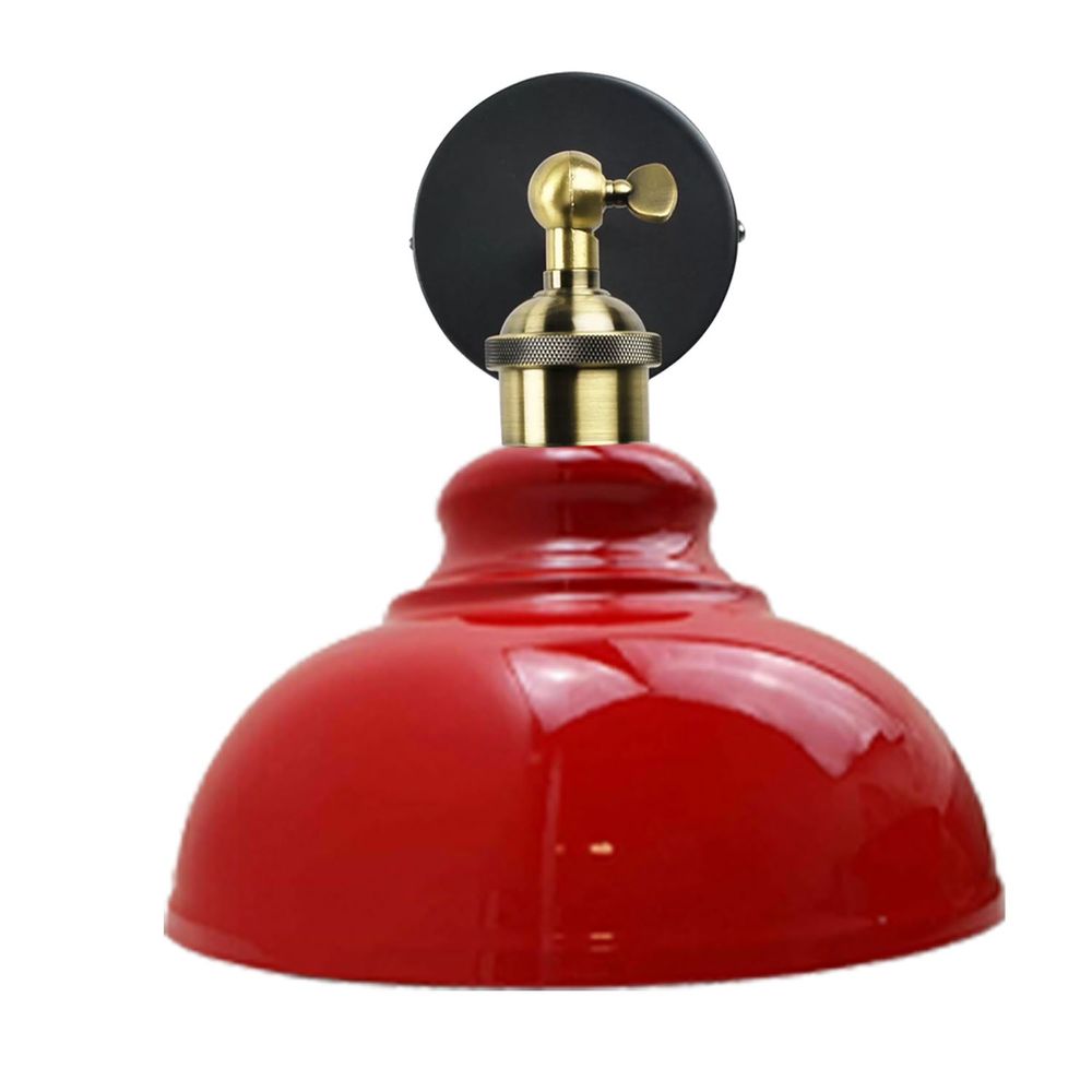 Vintage Industrial Curvy Dome E27 Adjustable Wall Light ~1220